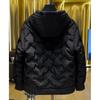 Men's Fall/Winter Hooded, Thickened, Warm Cotton Jacket with Zipper