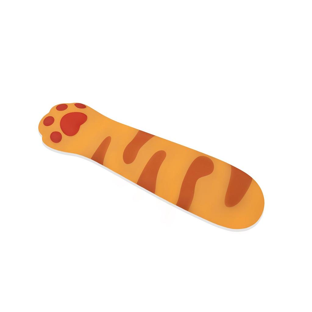 Wrist Rest Cat Claw Wrist Cushion Stress Relief Reduce Fatigue Bottom Ergonomic Design Wrist Rest for Keyboard Memory Cotton Anti-slip (G)