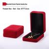 Pink Velvet Jewelry Box with Rounded Corners for Earrings, Bracelets, Rings, and Gifts
