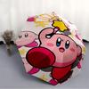 1pc Kitty Kirby Automatic Folding Umbrella, 8 Ribs for All-Season Use, Portable for Travel & Outdoor Activities 002