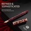 LT Hongdian N8S Red Maple Pen Season Limited High-grade Retro Light Acrylic Resin Fountain Pen