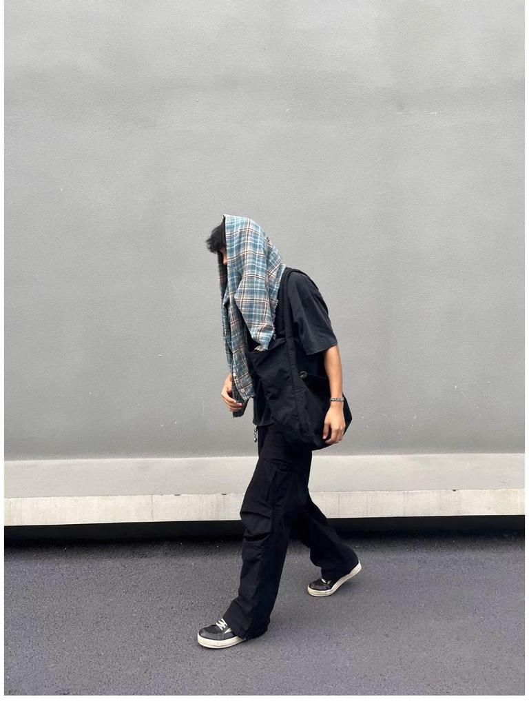 American Retro Tassel Distressed Plaid Shirt - Trendy Raw Edge Design Unisex Jacket for Spring and Autumn