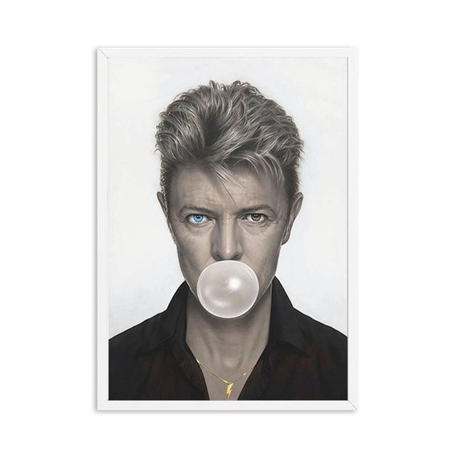 

Bubble Gum Queen, настенный художественный принт, Элизабет Боуи, скандинавский постер, рисунок, холст, настенные картины для гостиной, современный декор 21*30cm