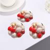 TPR Cartoon Fidget Toy Kneading Noisy Ball Pinch Toy Christmas Squeeze Toys  Xmas Party Favors