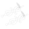 2 Sets Iron Wall Candle Sconce Holder Foldable Deformation Resistance Innovative Wall Candle Holder