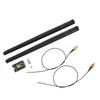 WiFi 6E Wireless Card M.2 NGFF Bluetooth 5.2 4200Mbps Tri Band 2.4Ghz 5Ghz 6Ghz Network Adapter Include 8dBi Antenna