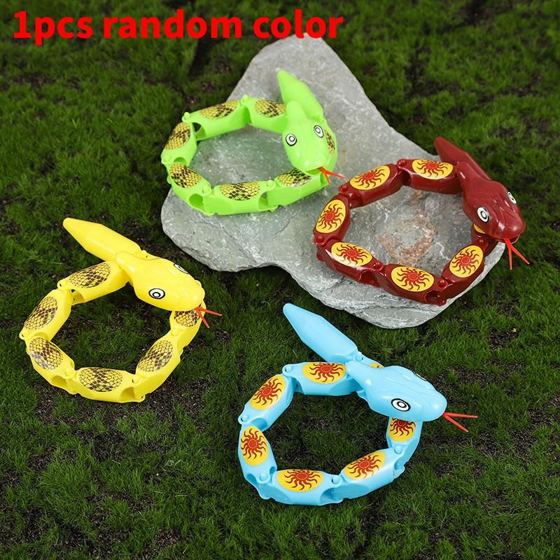 Twisting Snake Plastic Animal Toy For Children Cartoon Decoration Durable Gift