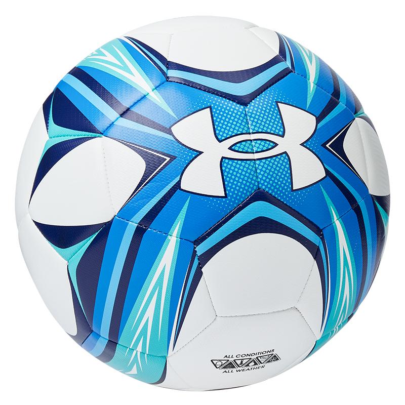 Under Armour Size 5 Ball Soccer Ball TPU Machine Stitched Soccer Ball Unisex Blue White 25520201-400 Size 5 Ball