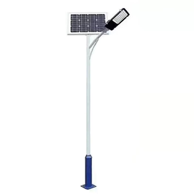 Liangpu Luo Outdoor Solar LED Street Light with A-Arm Pole