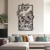 Metal Butterfly Wall Art, Iron Animal Decor, Romantic Home Ornament, Housewarming Gift