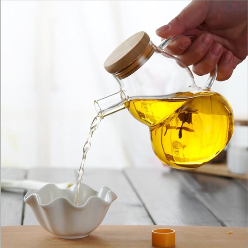 Miling Gourd-Shaped High Borosilicate Glass Oil Dispenser Set