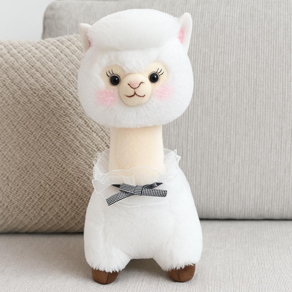 PP Cotton Alpaca Plush Toy Soft Animals Stuffed Toys Little Lamb Plush Doll  Christmas