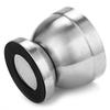 Double Mini Stainless Steel Metal Mortar Pestle Set with Pedestal Bowl Garlic Press Herb Pepper Spice Grinder for Kitchen
