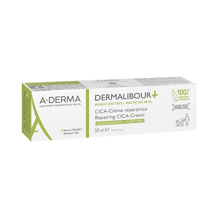 A-Derma Dermalibour+ Cica-Crème Réparatrice Assainissante 50ml