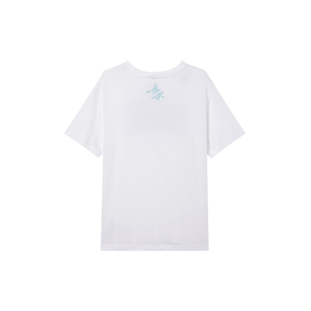 Nike SS23 Basketball Series CHBL Letter Logo Casual Crew Neck Pullover Short Sleeve T-Shirt With Drop Shoulder Women Tops White HF6161-100