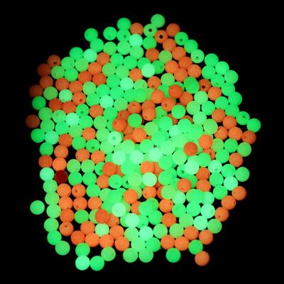 100pc/bag Plastic Luminous Light Glowing Balls For Night Fishing Fishing Floats Beads Stoppers
