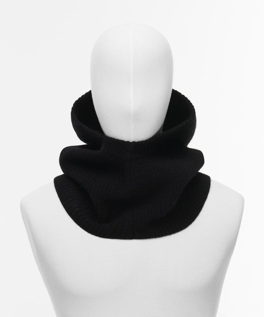 MUSINSA STANDARD Lambswool Oversized Knit Balaclava [Black]