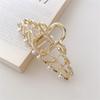Korean Alloy Hair Accessories Metal Crown Pearl Rhinestone Metal Claw Hair Clips