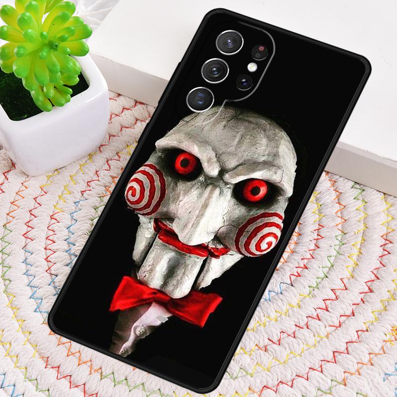 Jigsaw Saw Horror Silicone Phone Case For Samsung Galaxy note 10 pro S26 S25 S24 S23 S22 S21 Plus S25Ultra Capa Cover