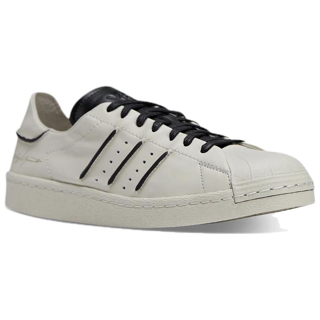 Adidas Y-3 Superstar Talc Black Unisex Sneakers Cream JS0576