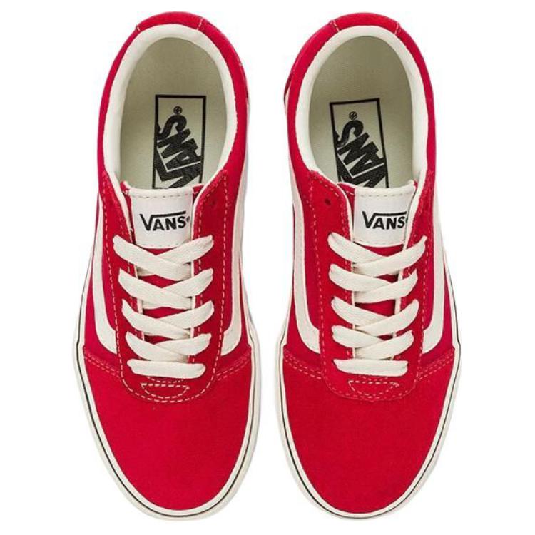 Vans Ward Comfortable Versatile Low-Top Skate Shoes Women Sneaker Red VN0A3IUNBOP