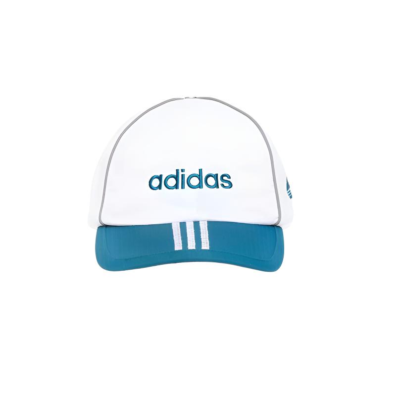 Adidas Embroidered Logo Design Nylon Baseball Cap Unisex Hats White JX6194 M