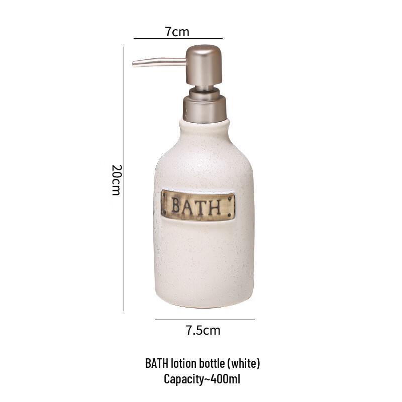 OIMG Ceramic Soap Dispenser with Pump