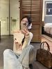 Bowknot Cold Shoulder Knit Top - Women's Slimming Autumn Chic with Long Sleeves