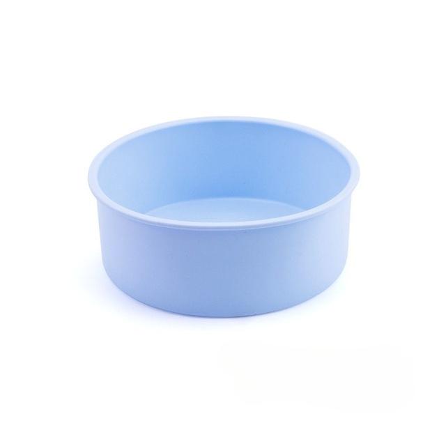 4/6/8/10 Inch Round Rectangle Silicone Mould Baking Pan Pastry Muffin Cake Mold Baking Accessories Silicone Molds