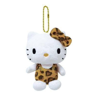 K Company Mascote Hello Kitty Estampa Corrente de Bolas Mascote para Chaveiro (Série Leopardo) Mulheres, KTH-BM-BR