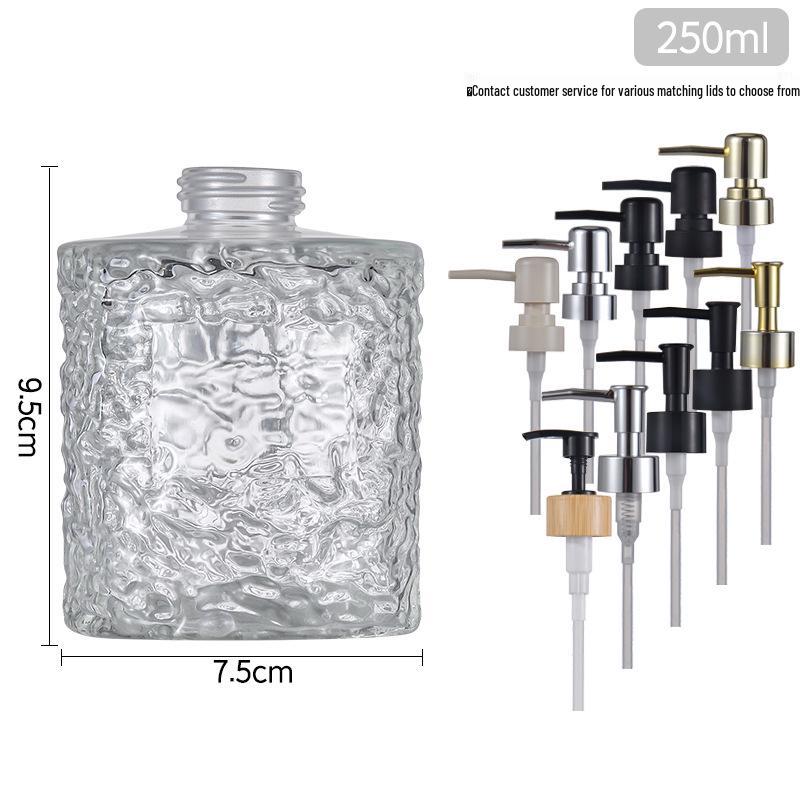 Portable Glass Foaming Hand Soap Dispenser for Hotel Bathrooms