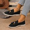 2025 Spring and Autumn New Lazy One-pedal Flat British Style Retro Loafer Single Shoes Women's Versatile Matte Women's Shoes