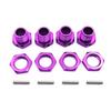 17mm Aluminum Wheel Hex Hubs Adapter Nut Pin Anti-Dust Cover For 1/8 RC Model Car HPI HSP Losi Axial Kyosho Tamiya 81011