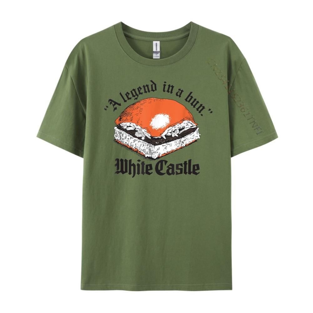 Visit The White Castle Store White Castle Legend In A Bun Designer T Shirt Men High Quality Anime T Shirts