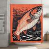 Introducing a bold addition to any bathroom with our Fish Shower Curtain Featuring a striking design that will catch your eye ev