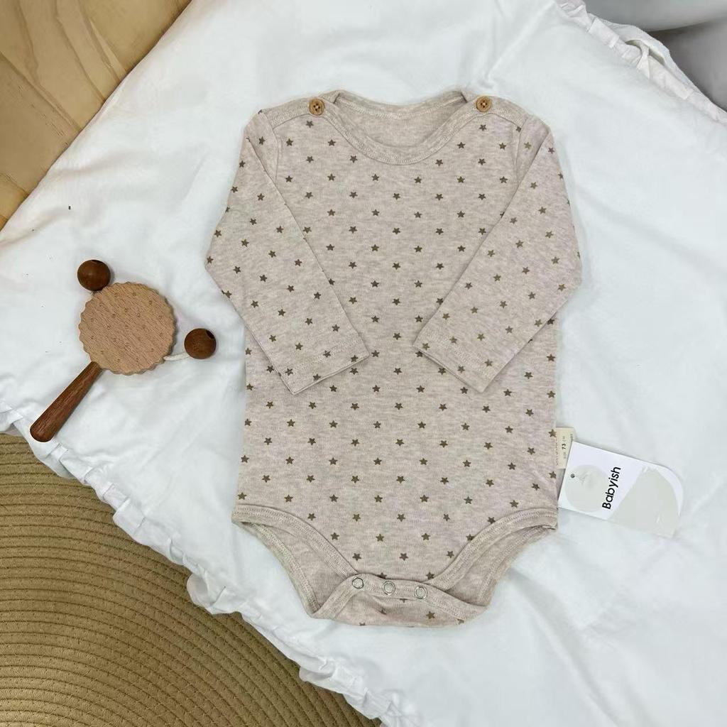 BabyClothes Unisex A-Category Cotton Infant Bodysuit Set – 3-Piece Seasonable, Cute Cartoon Pattern Diaper Cover