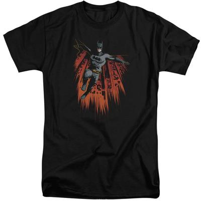 Batman Majestätisches Herren Tall T-Shirt Schwarz Offiziell Lizenziert