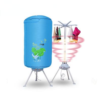 1000W 2'si 1 arada Taşınabilir Elektrikli Çamaşır Kurutma Makinesi Ev Tipi Katlanabilir UV Sterilizasyon Ekipmanı Elektrikli Hızlı Kurutma Gardırop 66x66x165cm