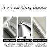 Portable Multifunctional Car Emergency Safety Hammer Window Breaker Hidden Seatbelt Cutter Vehicle Escape Tool Auto Rescue Tool