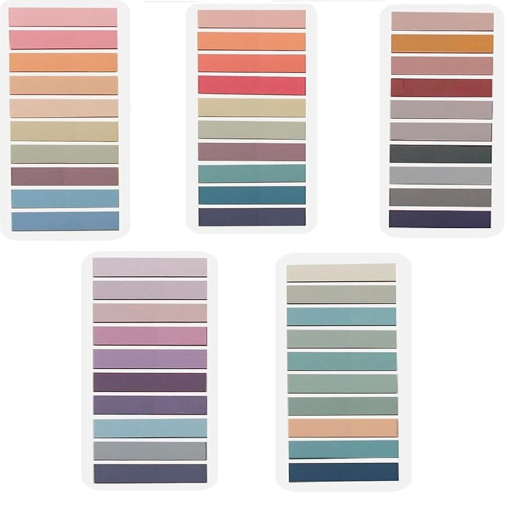 UCRAVO Sticky Tabs Transparent Sticky Notes Writable and Multifunctional Tabs with Ruler Reminder Tabs for Page Markers