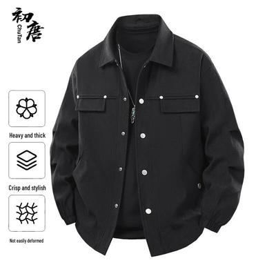 Men's Multi-Pocket American Retro Workwear Jacket