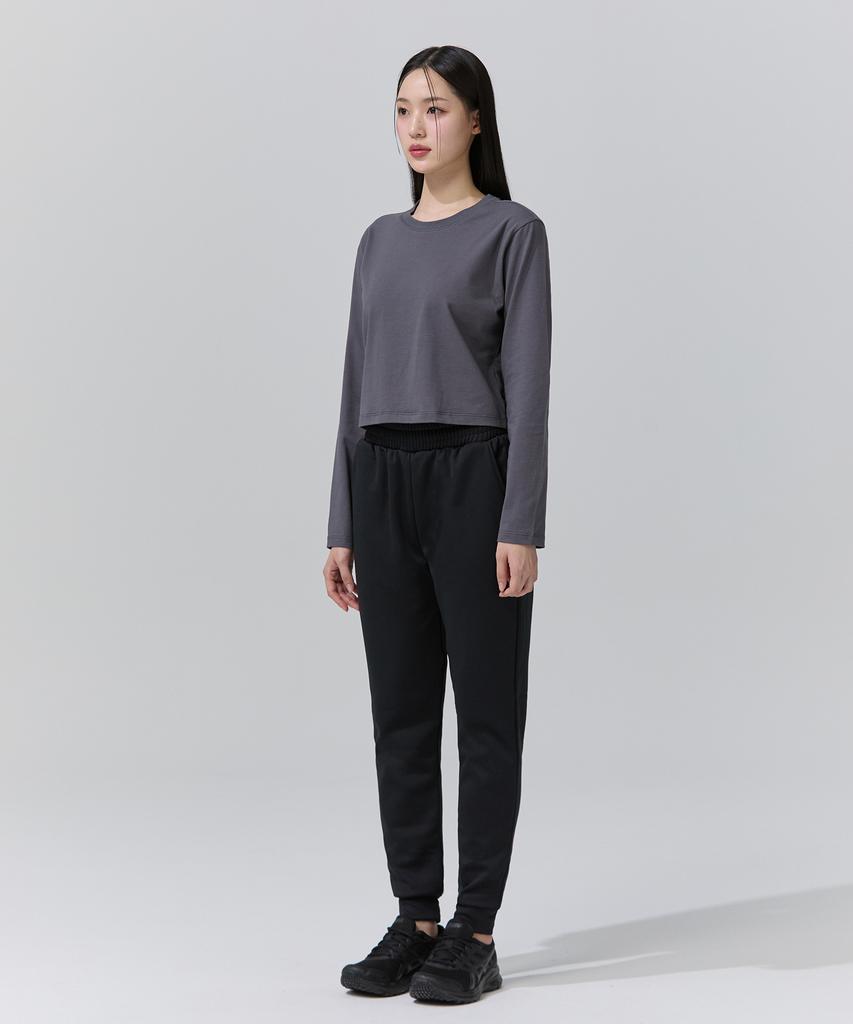 Beullaegmonseuteopis Air Cushion Fleece-Lined Jogger Pants (Black) / Bm220820