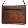 Vintage Ziege Echtleder alte Messenger Satchel Laptop Aktentasche Tasche