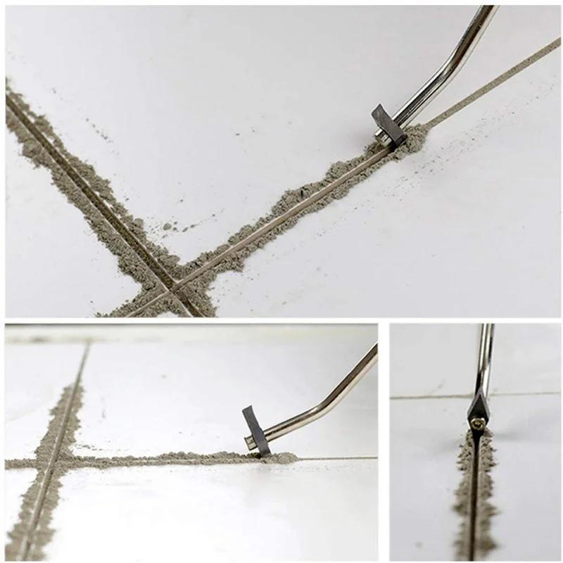 Vyměnitelný Odstraňovač spár keramických dlaždic Čistič spár dlaždic z wolframové oceli Vrták pro čištění cementových spár podlah a stěn Ruční nářadí