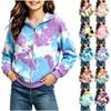 Boys and Girls Print Zip-Up Hoodie Sweatshirt Jacket Comfortable Casual Top for Everyday Wear