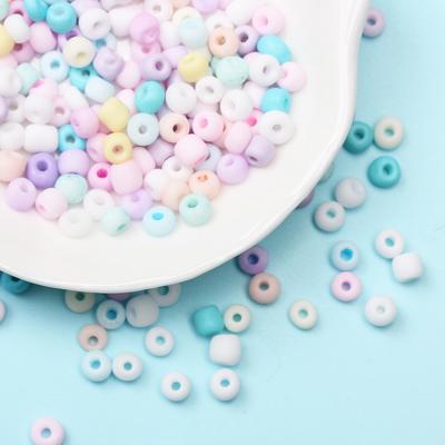 Unisex Fashion Cream Rice Beads Jewelry Beaded Material DIY Earrings Bracelet Fashion 3/4mm Handmade Accessories Matte 300/500pcs Necklace