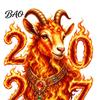 Christmas New Year Window Art Chinese Decoration, 2027 Goat Static Clings, Zodiac Glass Vibrant Pattern Cling Decals, Reusable Lunar Decor for