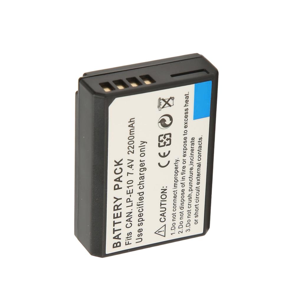 LP E10 Lithium Ion Battery Professional 7.4V 2200mAh Camera Replacement Battery for 1300d 1100D