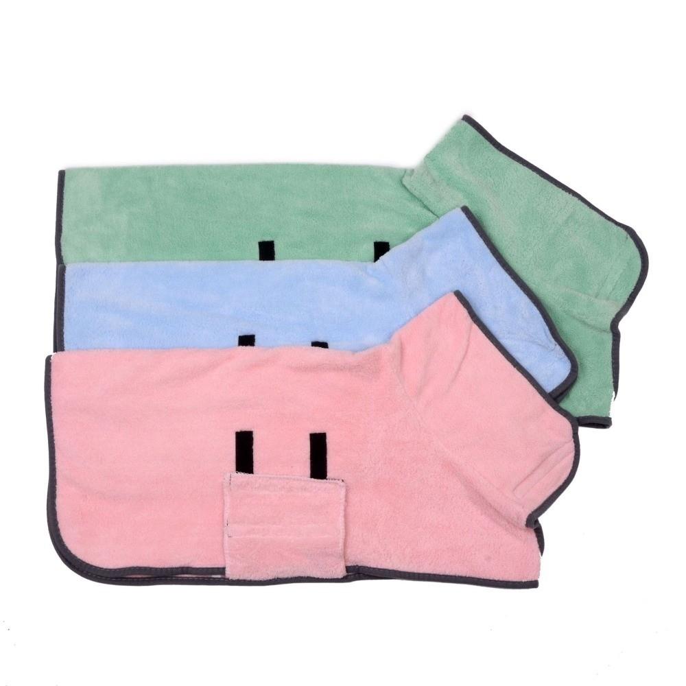 Microfibre Pet Quick Drying Coat Soft Cat Absorbent Towel Durable Dog Bathrobe Pet Grooming