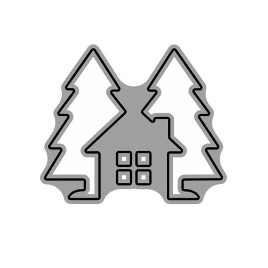 Troqueles de corte de árbol de Navidad para manualidades, álbumes de recortes, repujado, tarjetas de papel, plantillas para manualidades